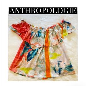 Anthropologie Off Shoulder Top